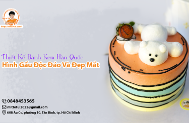 Thiết Kế Bánh Kem Sinh Nhật Hình Gấu Độc Đáo Và Đẹp Mắt