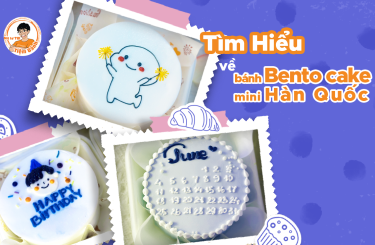 Tìm hiểu về bánh Bento cake mini Hàn Quốc