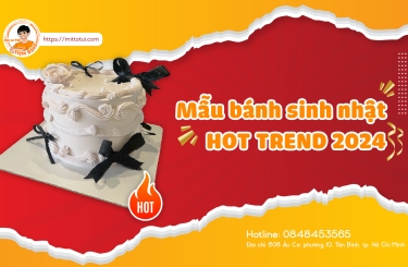 Những Mẫu Bánh Sinh Nhật Hot Trend 2024