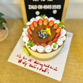 Bánh tiramisu trái cây cute