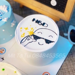 Bánh kem ngầu tặng bạn nam
