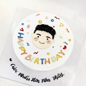 Bánh kem dễ thương tặng thầy