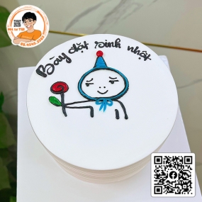 BÁNH KEM MẪU VẼ TAY - 119