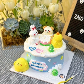 BÁNH KEM THÚ NỔI HÀN QUỐC CUTE