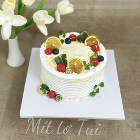 BÁNH KEM TRÁI CÂY CHO CHỒNG