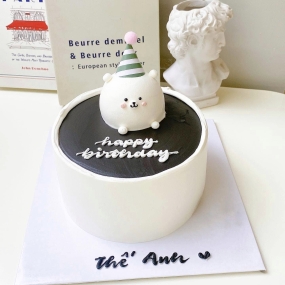BÁNH KEM GẤU TRẮNG CUTE