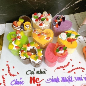 BÁNH MIX VỊ TRÁI TIM TẶNG MẸ