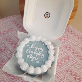 Bánh bento deocr mây dễ thương